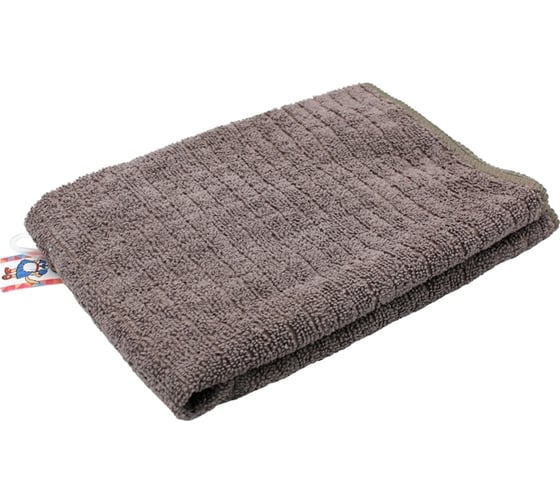 Тряпка для пола из микрофибры в клетку Кошкин Дом 50x70 см 220г/м2 4 цвета 30-08-025