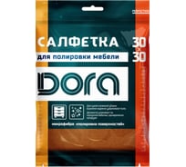 Салфетка из микрофибры Dora для мебели и бытовой техники, 30 х 30 см 2001-005