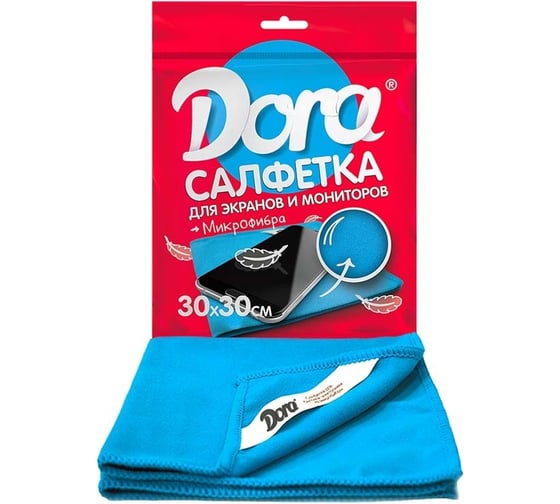 Салфетка из микрофибры Dora Pro Для пола, 50 х 60 см 2001-015