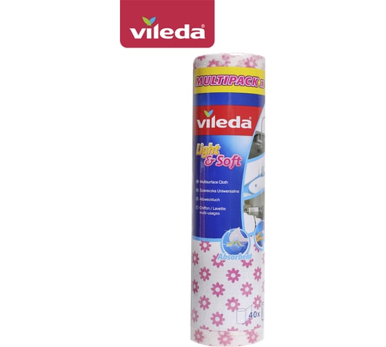 Салфетка в рулоне VILEDA 40 шт. 150540/5