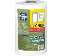 Тряпки в рулонах Meule ECONOM ROLLS 180 SHEETS 22x22 см, 180 шт. 00-00000131