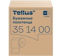 Протирочные бумажные полотенца в рулонах TORK Tellus арт категория качества Стандарт, 1-сл., бирюзовые 25959 351400