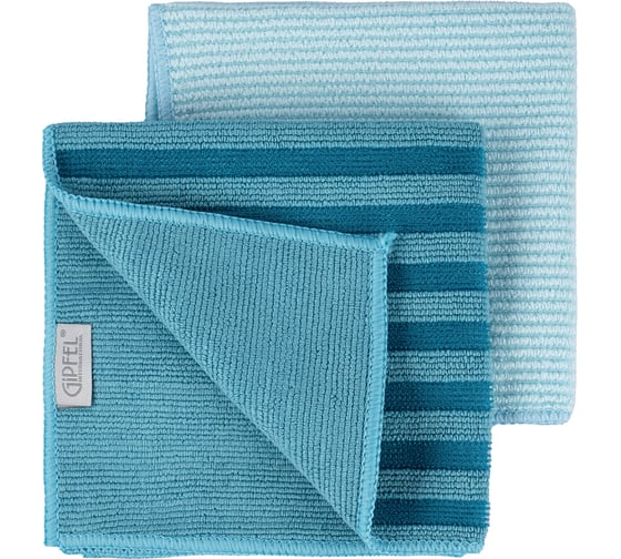 Набор салфеток GIPFEL CLEAN SERIES 2 шт., 30x30 см, для кухни, для ванной, 80% полиэстер, 20% полиамид 52417
