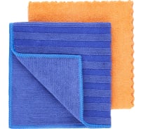 Набор салфеток из микрофибры WERNER Easy life 2 шт., 30x30 см: для удаления особостойких загрязнений, универсальная 52387