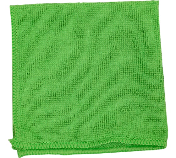 Салфетка микрофибра Ben Fatto 30x30 см зеленая 200 гр/м2. 10 шт/уп 28943 30327