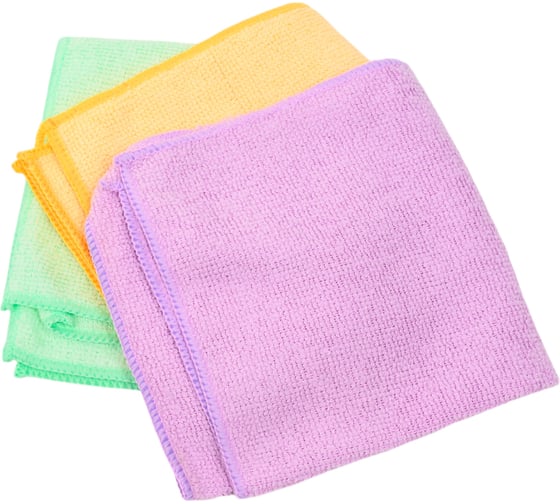 Салфетки из микрофибры UFAPACK 30x30, стандарт, 3 шт. СМ4985