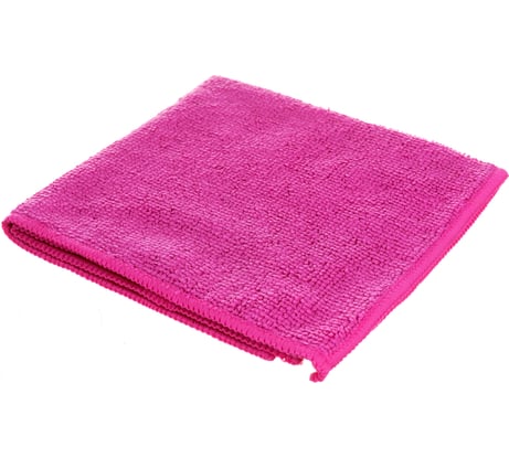 Салфетка из микрофибры Рыжий кот M-01 розовая, 30х30 см 310224