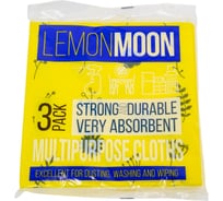 Салфетка вискозная Lemon Moon с печатью 380x380 110 г/м2 3 шт. L401