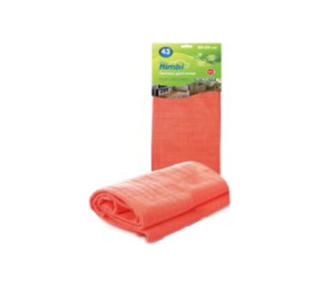Салфетка Kolibriya Nimbi-43 Дом-Офис, микрофибра 50х80 см, для пола, красная 49907