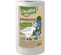 Влаговпитывающие салфетки Forte в рулоне QUALITA 100 шт 8274