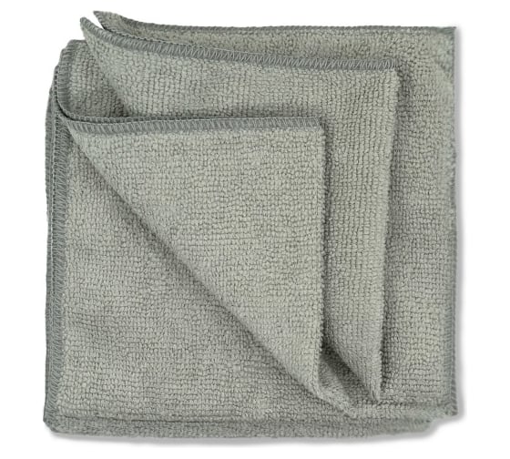 Салфетка Grass микрофибра 220 г/м 30х30, серая, 10 шт УПАК IT-0776