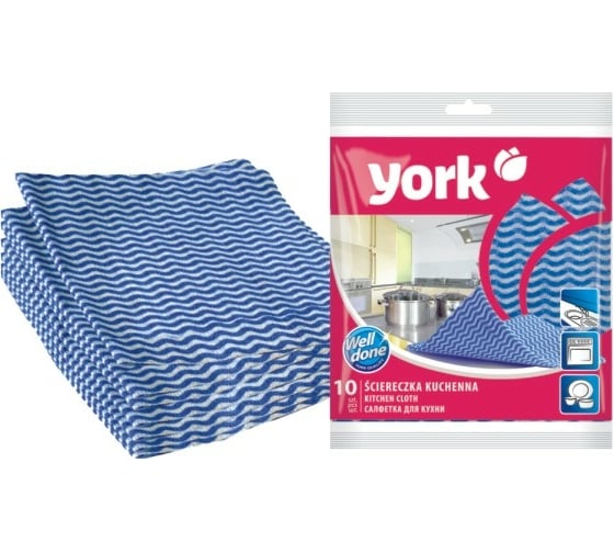 Салфетка для кухни YORK Макарена 10 шт., 35х35 см 021040 1