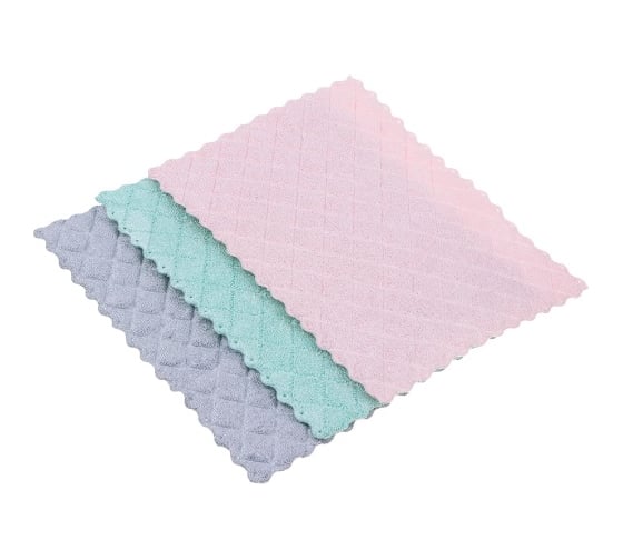 Набор губчатых салфеток VETTA в клетку, 3 шт, 17x22 см, 420 г/м2 448-003