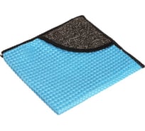 Салфетка из микрофибры VETTA вафельная махровая, с абразивной вставкой, 30x30 см, 260 г/кв.м 448-270