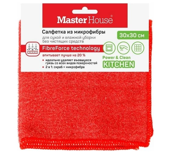 Салфетка из микрофибры Master House Китайский дракон 30х30см 60445 1