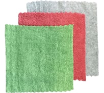 Салфетки из микрофибры ИВАТА 28х28 см, набор из 10 штук 4687205810298