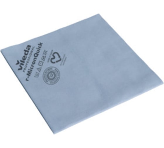 Салфетка Vileda Professional МикронКвик 38x40 см, голубой 170635/152109 22906 1