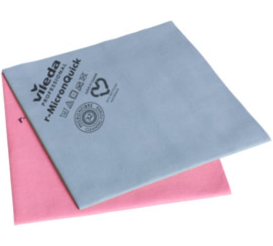Салфетка Vileda Professional МикронКвик 38x40 см, голубой 170635/152109 22906