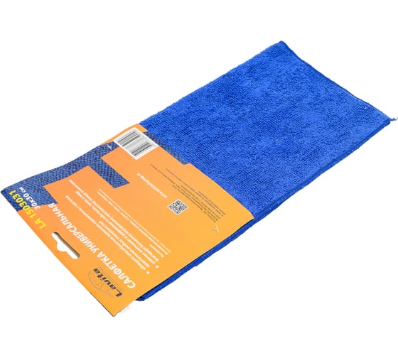 Салфетка микрофибра LAVITA 30x30СМ/СИНЯЯ LA 1503031