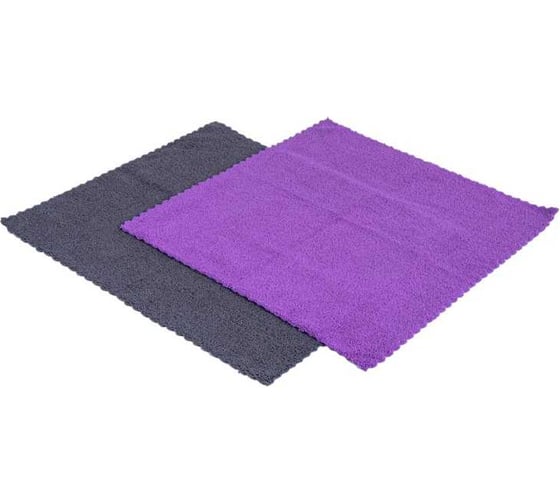 Набор салфеток из микрофибры ARNEZI 2 шт, размер 35x40, край ультразвук A0406030
