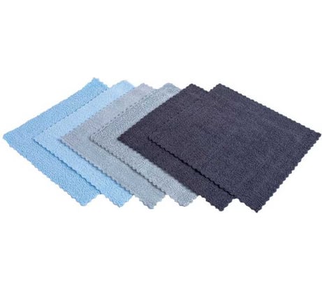 Набор салфеток из микрофибры ARNEZI 6 шт, размер 25x25, край ультразвук A0406026