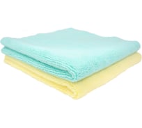Микрофибра PURESTAR TWO FACE BUFFING TOWEL разноворсовая, 40х40 см, 2 шт. PS-B-006-2