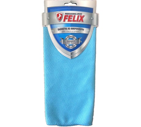 Салфетка микрофибра для стекол, зеркал FELIX 411040072