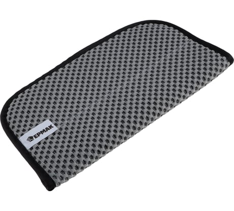 Салфетка из микрофибры ЕРМАК 2-х сторонняя, густой ворс+ текстура, 40x40 см 728-039