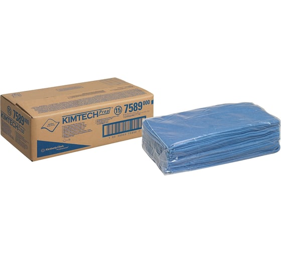 Салфетки из микрофибры для подготовки поверхности Kimberly-Clark Kimtech синий 7589 1