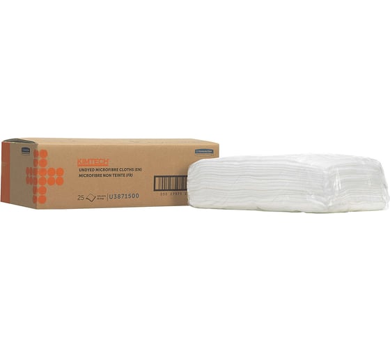 Салфетки из микрофибры для подготовки поверхности Kimberly-Clark Kimtech Auto белый 38715 1