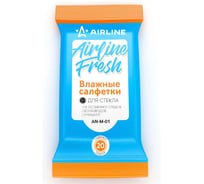 Влажные салфетки для стеклянных поверхностей Airline 20 шт. AN-M-01