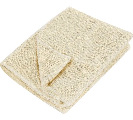 Тряпка для мытья пола OfficeClean неткол, белая, трехслойная, 120 г/м2, 60х80 см 315135