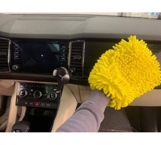 Микрофибровая варежка с косичками Adolf Bucher АВ Chenille Microfiber Wash Mitt, 1400 г/м 12.1111