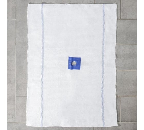 Тряпка для пола Доляна с вырезом под швабру, 50х70 см, плотность 220 гр 5321311 1