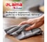 Салфетки из микрофибры LAIMA 30x30см, GRAY, big pack, комплект 10шт, 180 г/м2, HOME, 700609 7