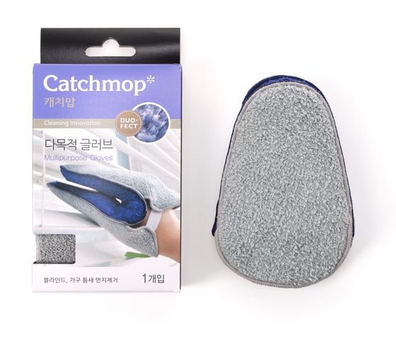 Универсальные перчатки для чистки CATCHMOP 12х18 см, синий/серый 3500-0121 1
