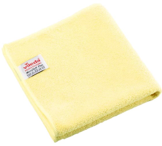 Салфетка Vileda Professional р-МикроТафф Плюс, желтый, 5 шт 174205