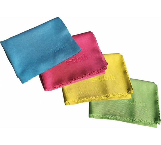 Набор салфеток для полировки и очистки стекла E-cloth 4 шт. 4GLPC