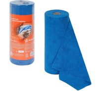 Салфетка из микрофибры AIRLINE 30х30см, 190гр/м2, рулон 50шт, синяя ABDN014