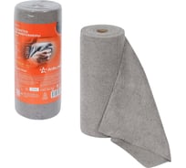 Салфетка из микрофибры AIRLINE 30х30см, 190гр/м2, рулон 50шт, серая ABDN012