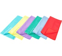 Набор салфеток из микрофибры Arnezi DOUBLE-6 30х30 см, 6 шт., разносторонние A0406010