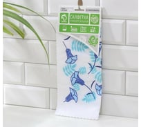 Салфетка для уборки Доляна большая 30х70 колокольчики, цвет МИКС 5181116