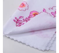 Салфетка для уборки Доляна большая 30х70 цветы, цвет МИКС 5181117