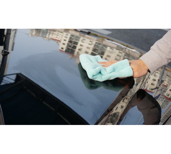 Разноворсовая супермягкая салфетка PURESTAR TWO FACE BUFFING TOWEL, 40x40см PS-B-006-1/m