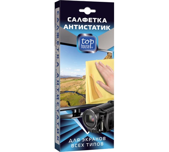 Салфетка TOP HOUSE Антистатик 40х40 см 391534 19281786