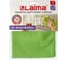 Салфетка LAIMA для стекол и зеркал, гладкая микрофибра, 30х30 см, зеленая 603933 1