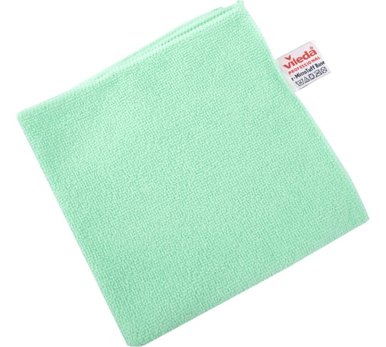 Салфетки VILEDA МикроТафф Бейс, 5шт, микрофибра, зеленый, 36х36см, 174180 703621