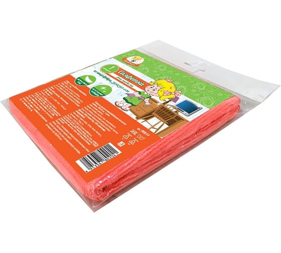 Салфетка для мебели Умничка микрофибра, 30х30 см CM30-F-P 1