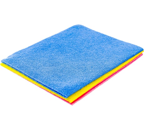 Универсальная салфетка 1-2-PRO вискоза 30х38 см, 3 шт. СУВ-3