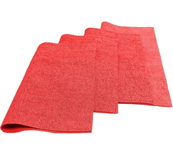 Салфетки ПВА IWIPE из микрополимера PVA/PU 5 шт. 310 г/м2 35х40см красный 263012